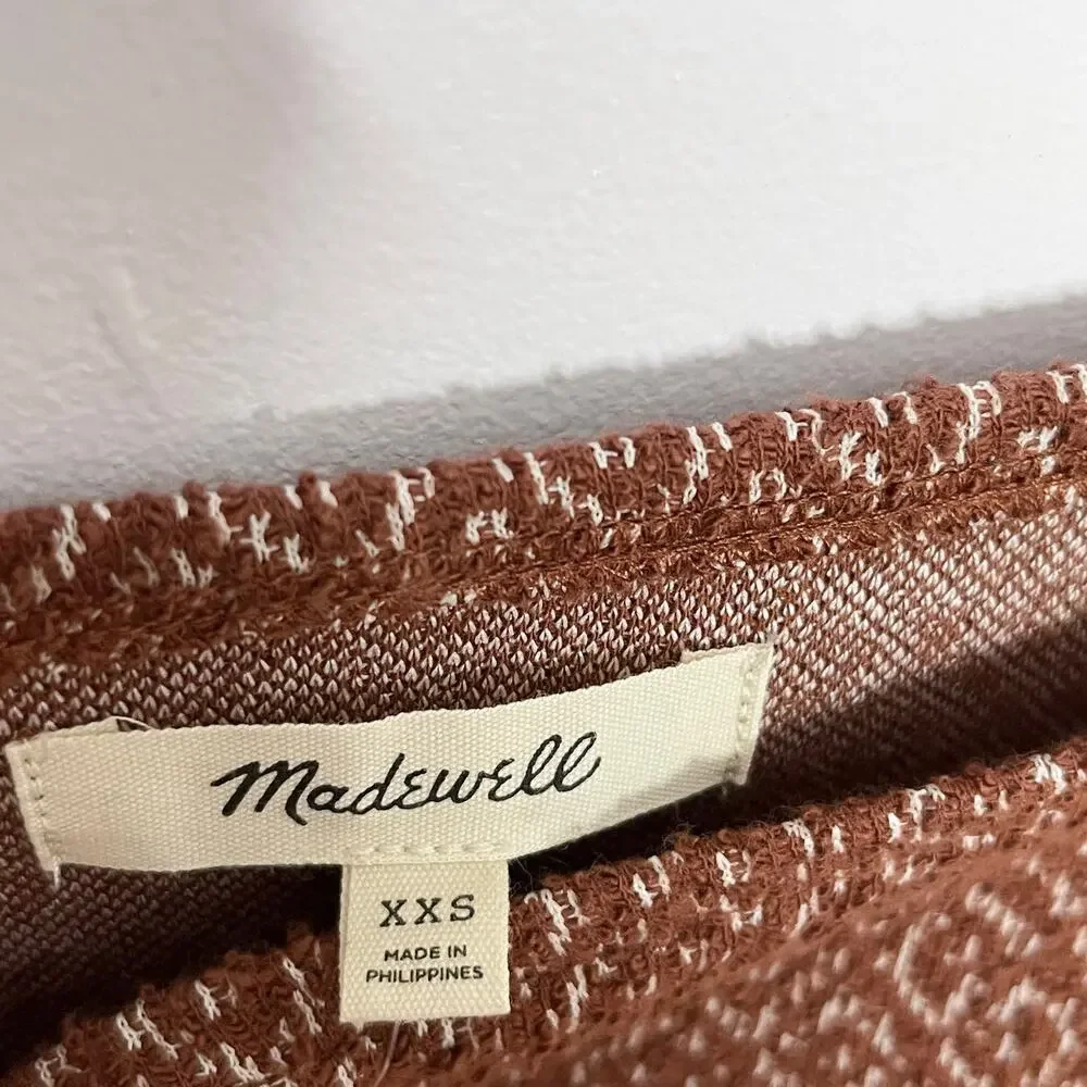 Madewell jacquard puff